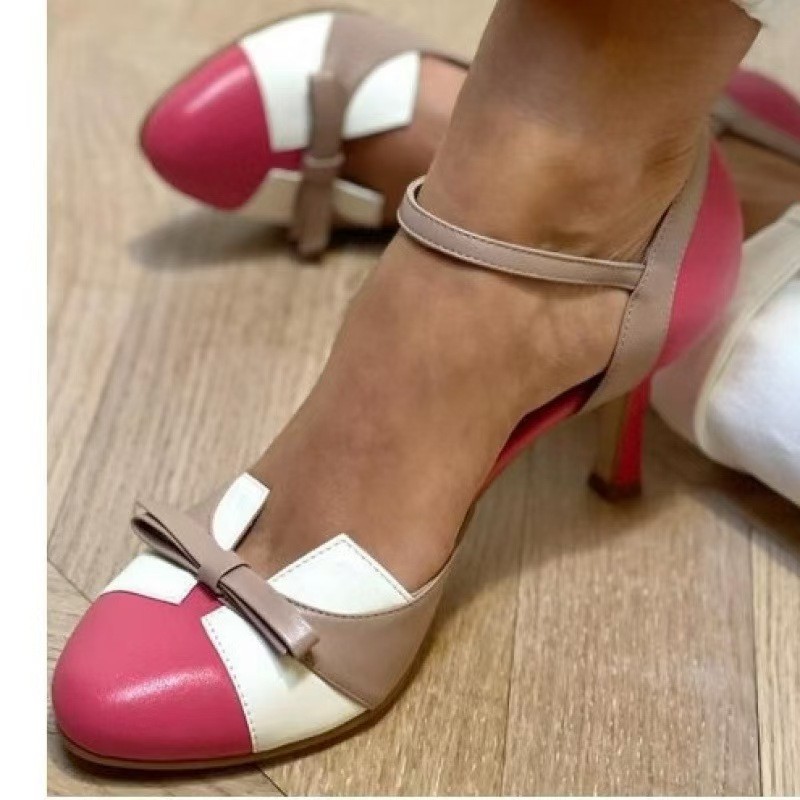 Women Shoes Model - Neue Sommer 2026 Stiletto-Sandalen mit runder