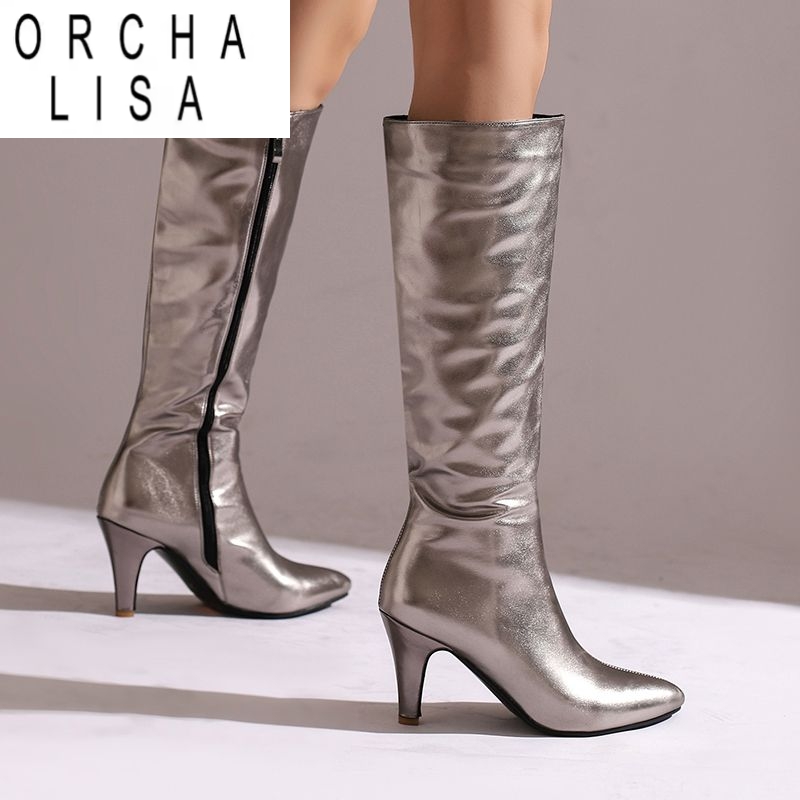 Zip Up Boots Short - ORCHA LISA 2024 Mode Kniehohe Stiefel