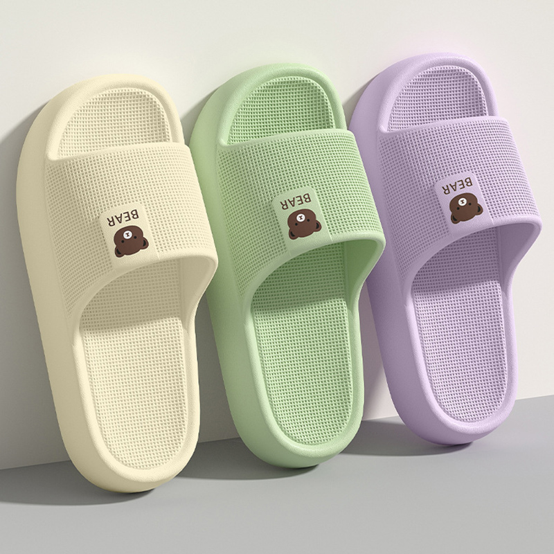 Women'S Shoes Cloud - Niedliche Bären-Plateau-Hausschuhe für Damen, Komfortable Eva-Sohle,