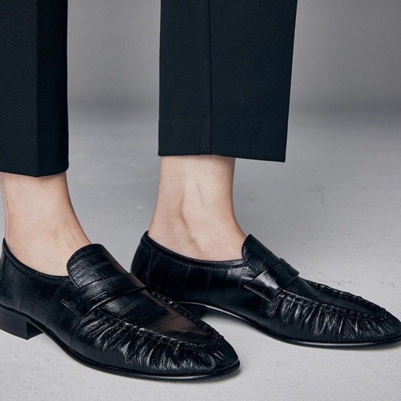Women Shoes Casual - Luxuriöse Damenschuhe Neue Handgefertigte Echtleder-Loafer für