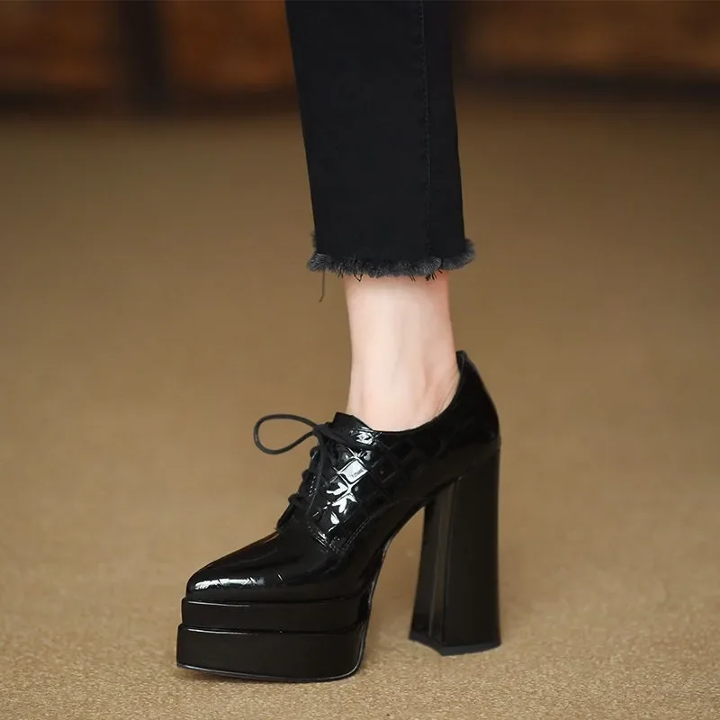 Spitze Zehen Riemchen High Hee – Patent Leather Pump Bewertung und Preis