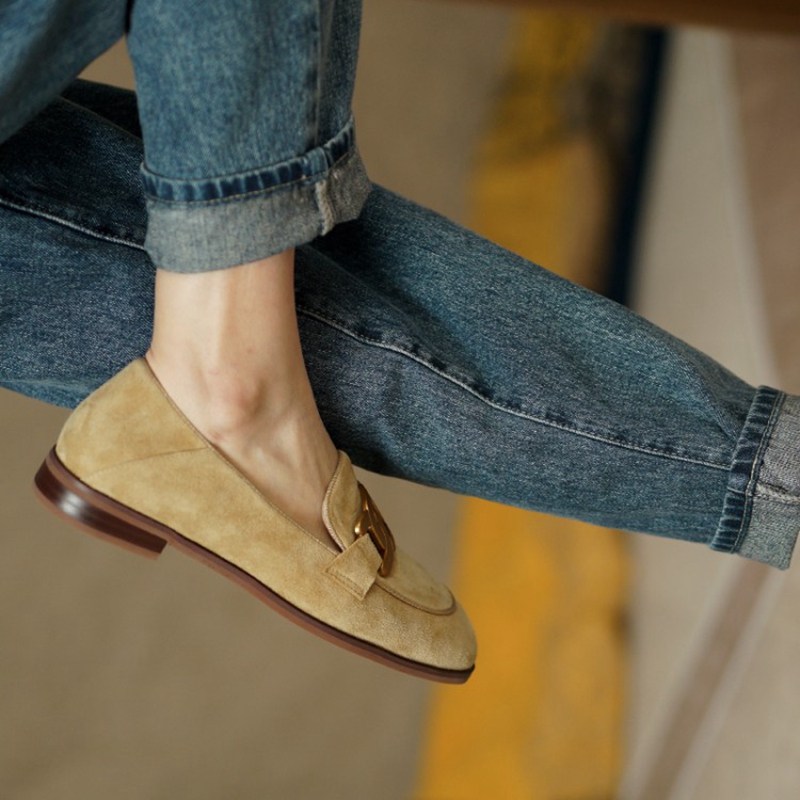 Wildleder Leder Frauen Loafers – Women Shoes Casual Bewertung und Preis