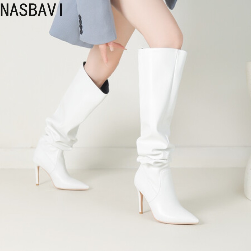 NASBAVI Schwarze Luxus-Designe – Zip Up Boots Short Bewertung und Preis