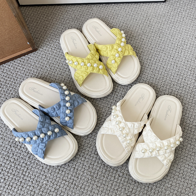 Damen-Sandalen mit Perlen und  – Women'S Shoes Cloud Bewertung und Preis