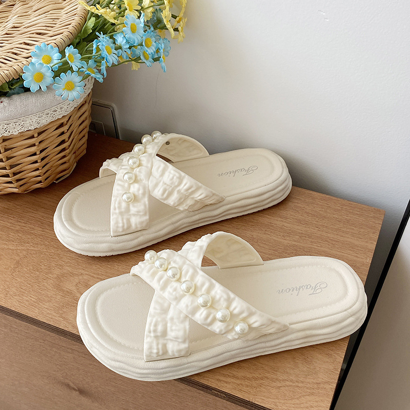 Damen-Sandalen mit Perlen und  – Women'S Shoes Cloud Bewertung und Preis