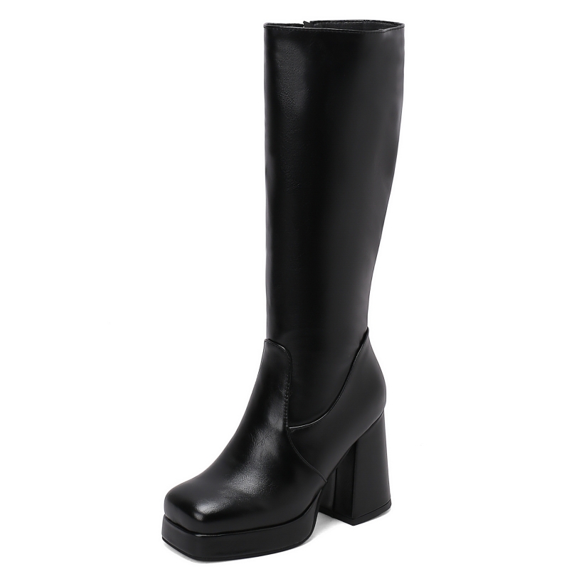 Weiße kniehohe Stiefel für Dam – Zip Up Boots Short Bewertung und Preis