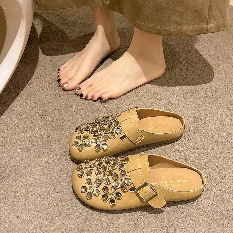 Damen-Clogs mit Blumenmuster u – Women Shoes Mules Bewertung und Preis