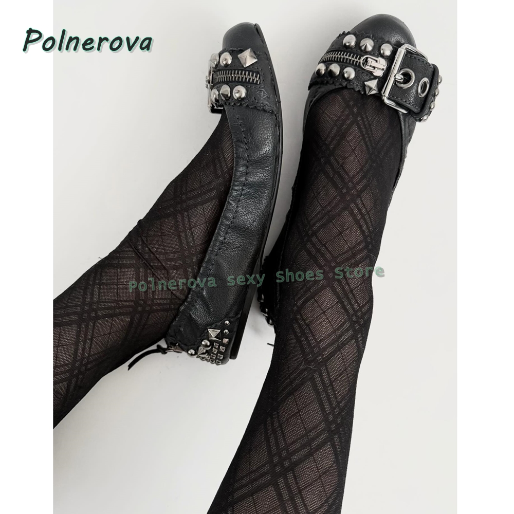 Nieten-Gürtelschnallen Mary Ja – Women Shoes Casual Bewertung und Preis