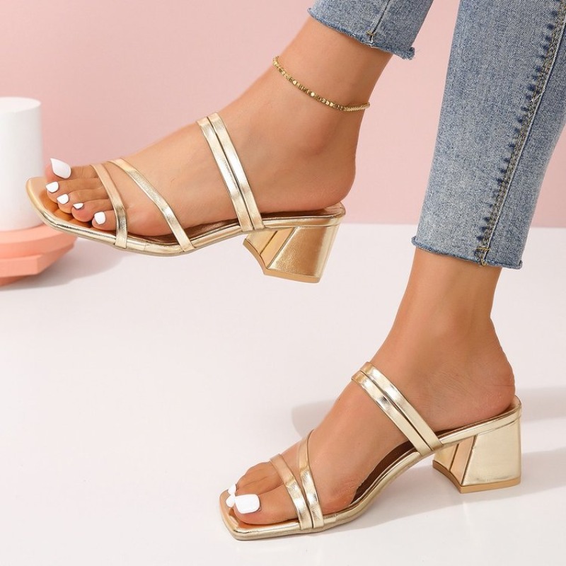 Damen-Mules mit offener, eckig – Women Shoes Mules Bewertung und Preis