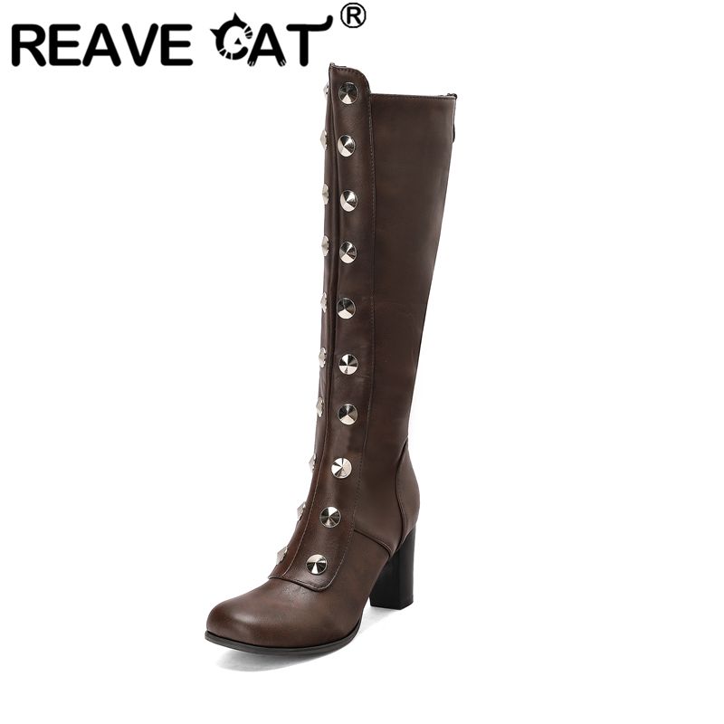REAVE CAT Damen-Kniehohe Stief – Zip Up Boots Short Bewertung und Preis