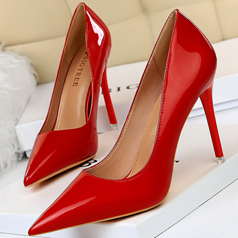 BIGTREE Schuhe Lackleder Schuh – Patent Leather Pump Bewertung und Preis
