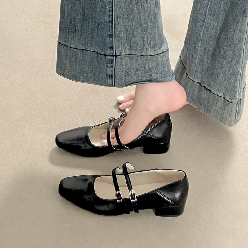 Silberne Mary-Jane-Schuhe für  – Women Shoes Casual Bewertung und Preis