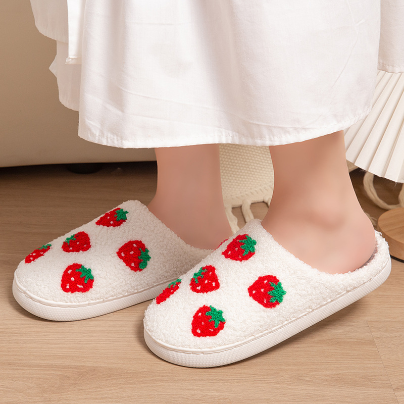 Erdbeer-Damen-Hausschuhe, flac – Women Shoes On Sale Bewertung und Preis