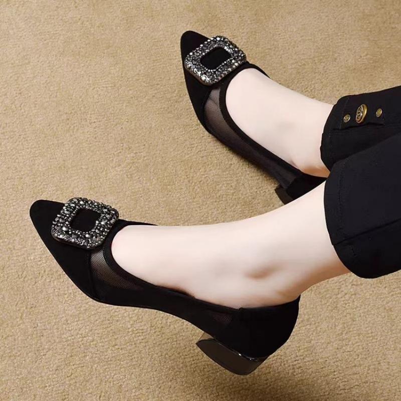 Elegante Spitze Mesh-Pumps mit – Women Shoes Model Bewertung und Preis
