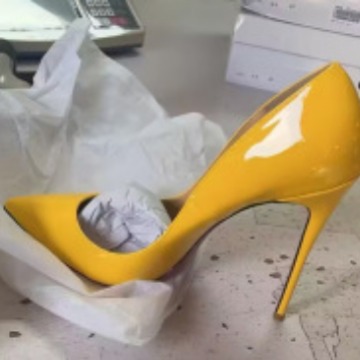 Neue 12 cm lange, sexy, spitze – Patent Leather Pump Bewertung und Preis